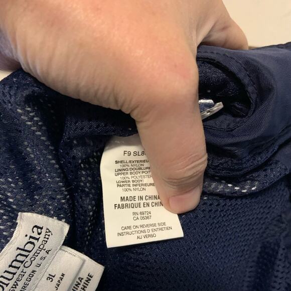 Columbia snowpants ski pants snowboard winter Omni tech navy blue in a size xl - Picture 2 of 12